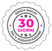 Rimborso del 100% entro 30 giorni