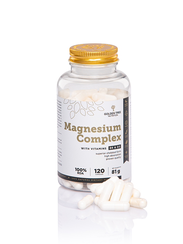 Magnesio naturale con vitamine B6 e D3 - capsule