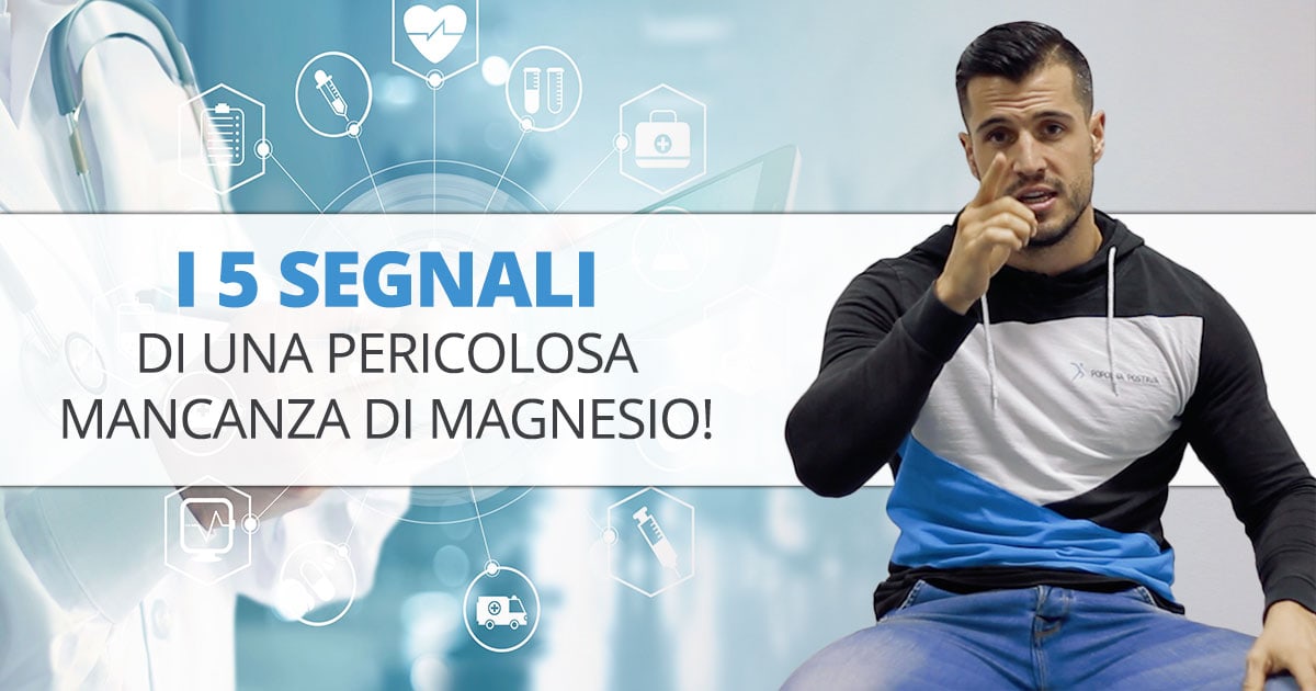 I 5 segnali di una pericolosa mancanza di magnesio!