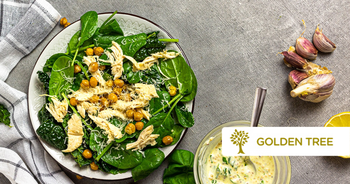 Insalata caesar con il cavolo nero