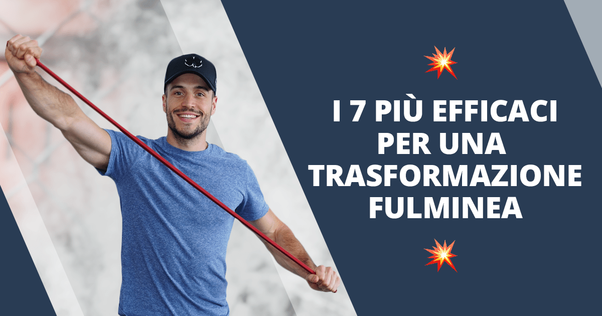 Esercizi con gli elastici – i 7 migliori per una trasformazione fulminea