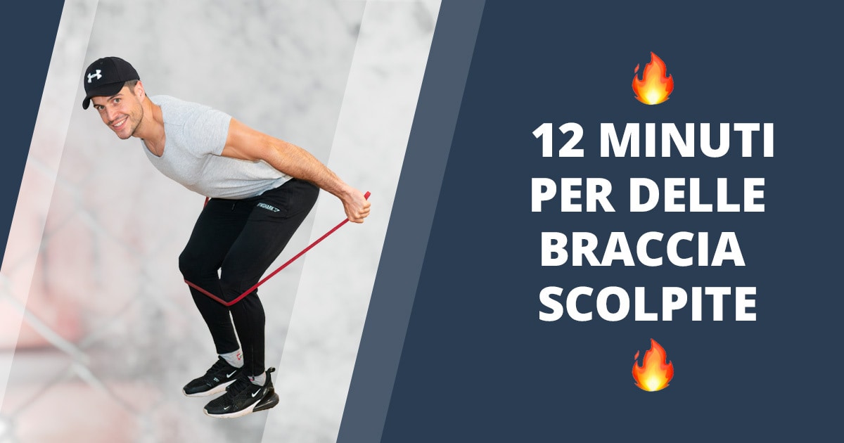 4 esercizi con gli elastici migliori per il tricipite + Allenamento guidato