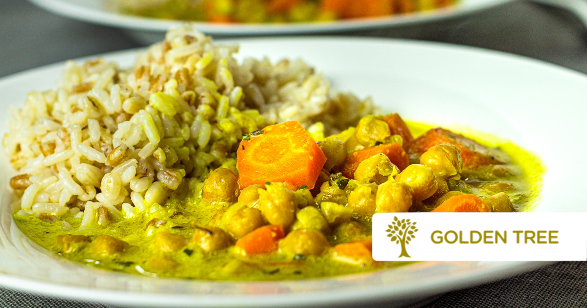 Curry di ceci in padella