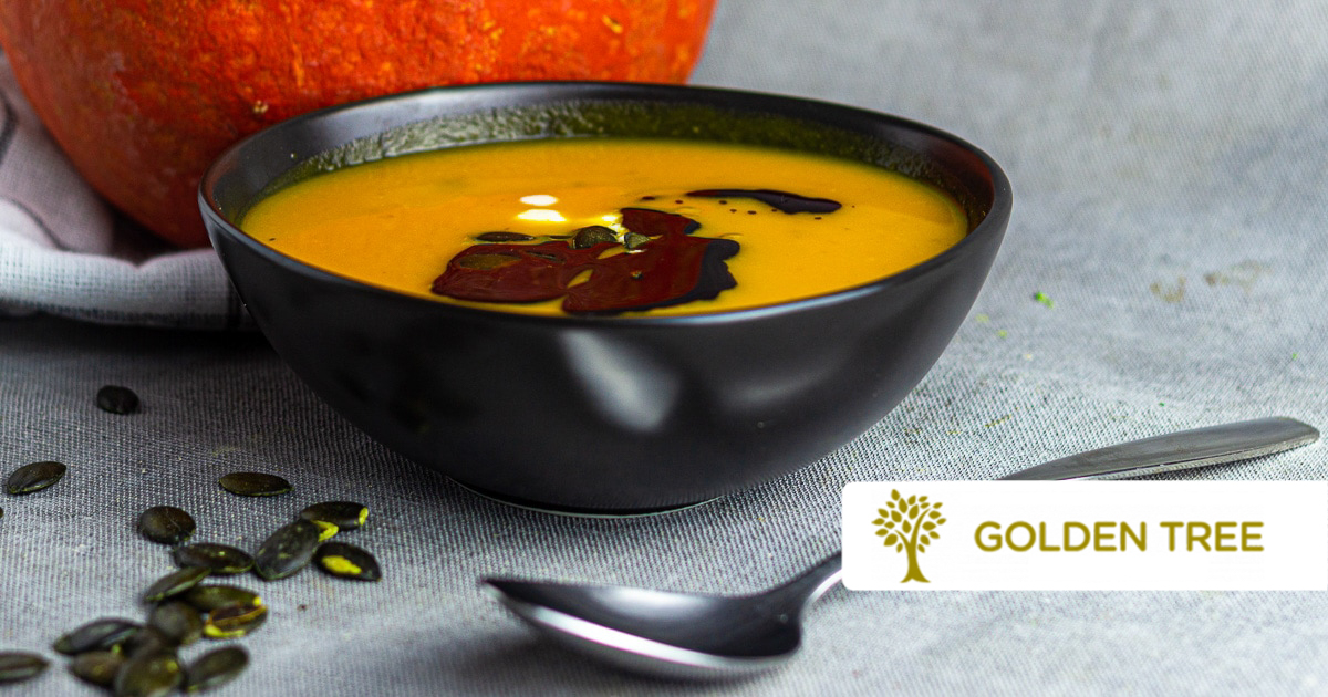 Vellutata di zucca con patate dolci