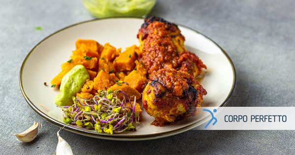 Cosce di pollo in forno e guacamole