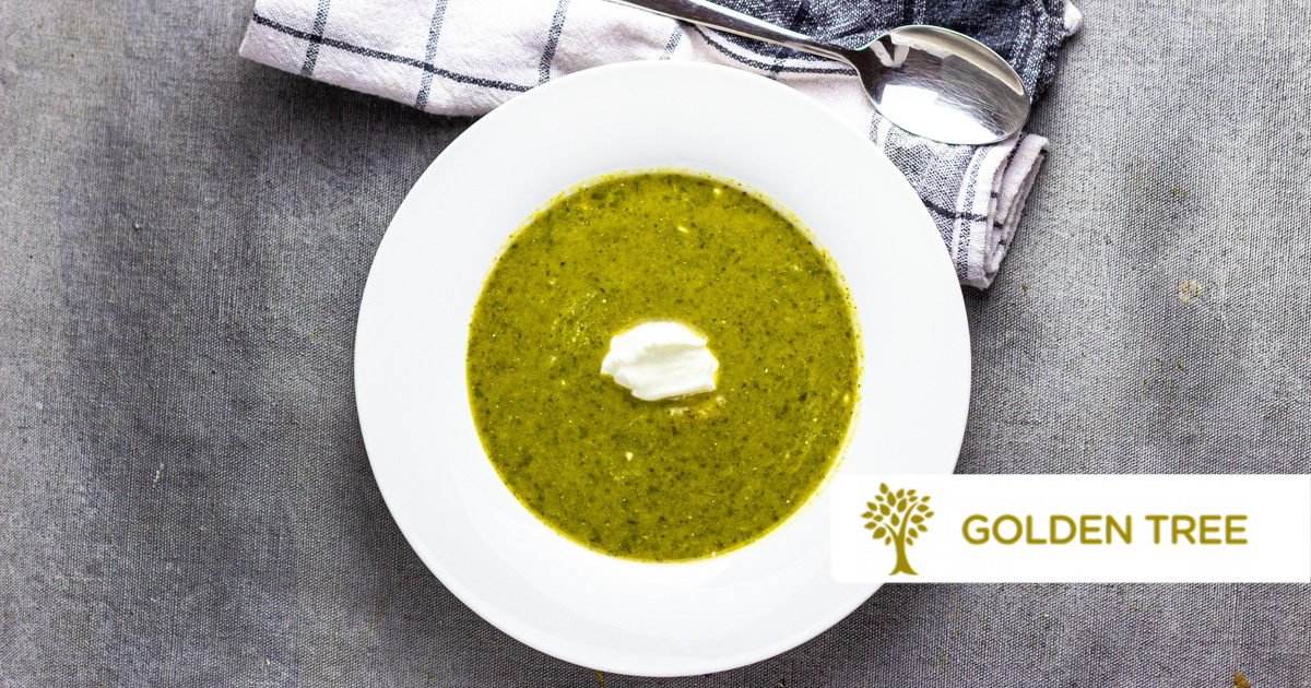 Vellutata di broccoli con panna acida